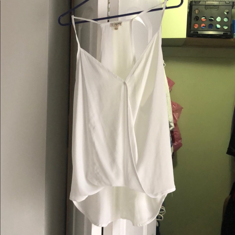 White dress tank